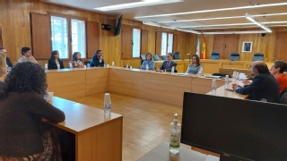 Encuentro entre el presidente del TSXG y jueces de Lugo